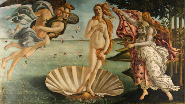 Nascimento de Vênus, Sandro Botticelli, Top Moda Brasil
